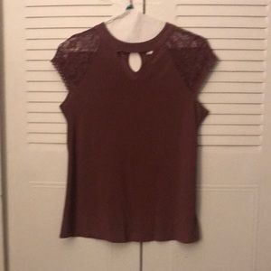Brown blouse size small